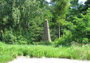 Memorial at the mass grave in the Bukovynka Forest near Nadvirna, 2009