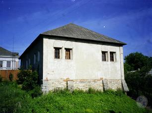 Synagogue in Novi Strilyshcha, 1998. It was rebuilt in the 1960s for administrative and storage premises