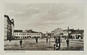 Rava-Ruska on Polish postcards of beggining of XX century