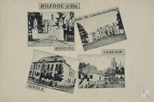 Postcard printed in Rozdil, 1928