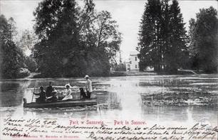 Park in Sasiv, beginning of 20 century Park in Sasiv, beginning of 20 century