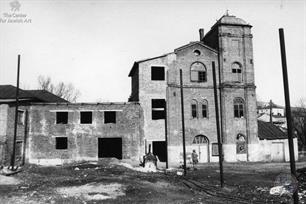 Synagogue in Turka, 1995. One tower is still Synagogue in Turka, 1995. One tower is still