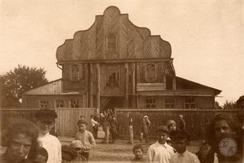 Синагога в Хабно, 1928 Синагога в Хабно, 1928