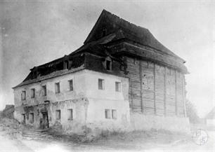 Синагога в Янове, приблизительно 1920 год Синагога в Янове, приблизительно 1920 год