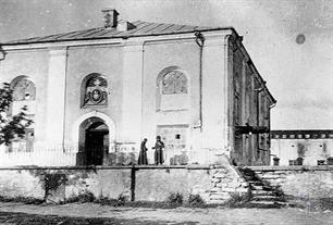 Синагога в Хоросткове, 1917 год Синагога в Хоросткове, 1917 год