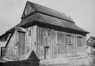 Синагога в Жидачове, 1939 Синагога в Жидачове, 1939