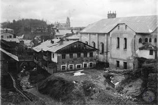 Большая синагога в Бучаче, 1920-е гг Большая синагога в Бучаче, 1920-е гг