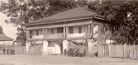 Деревянная синагога в Дымере, 1930 Деревянная синагога в Дымере, 1930