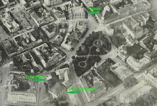 Синагоги Станиславова на съемке 1916 года Синагоги Станиславова на съемке 1916 года