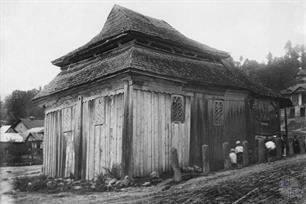 Синагога в Городке, 1930 Синагога в Городке, 1930