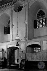 Интерьер синагоги, 1912 Интерьер синагоги, 1912