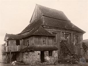 Синагога в Миньковцах, 1930 Синагога в Миньковцах, 1930