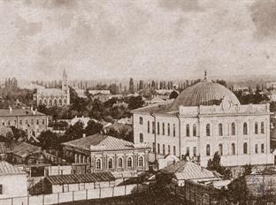 Большая синагога в Полтаве, нач. ХХ в. Большая синагога в Полтаве, нач. ХХ в.