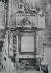 Амуд синагоги в Сниткове, 1930 Амуд синагоги в Сниткове, 1930