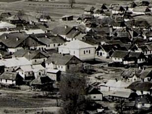 Narayiv, a synagogue is visible in the center. Photo of the 1930s Narayiv, a synagogue is visible in the center. Photo of the 1930s