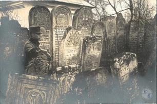 Jewish cemetery. Photo was taken by Austrian soldiers during the 1st World War Jewish cemetery. Photo was taken by Austrian soldiers during the 1st World War