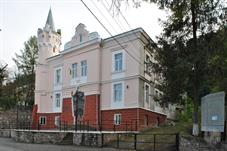 The building of the community "Prosvita" was built jointly by Ukrainians, Poles and Jews The building of the community "Prosvita" was built jointly by Ukrainians, Poles and Jews