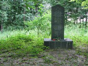 Monument at the place of execution of Jews Monument at the place of execution of Jews