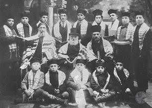 Synagogue Choir. Photo from the archive of the Sobol family Synagogue Choir. Photo from the archive of the Sobol family