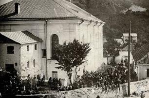 Great synagogue, 1931. Rhoto from Memorial Book of Kremenets Great synagogue, 1931. Rhoto from Memorial Book of Kremenets