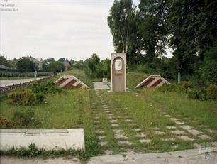 Memorial to the victims of the Holocaust on the cemetery, 1999 Memorial to the victims of the Holocaust on the cemetery, 1999