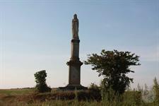 Monument, installed on the battlefield in 1667 Monument, installed on the battlefield in 1667