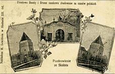 Postcard with a castle Postcard with a castle