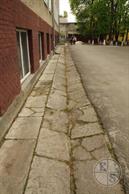 And this is a wonderful storm drainage in the courtyard of the school And this is a wonderful storm drainage in the courtyard of the school