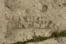 Constructed from the widespread building material - tombstones from the Jewish cemetery Constructed from the widespread building material - tombstones from the Jewish cemetery