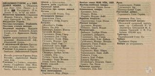 Ободовка в справочнике "Весь Юго-Западный край", 1913