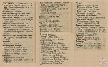 Джурин в справочнике "Весь Юго-Западный край", 1913 Джурин в справочнике "Весь Юго-Западный край", 1913