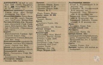 Дзюньков в справочнике "Весь Юго-Западный край", 1913 Дзюньков в справочнике "Весь Юго-Западный край", 1913
