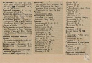 Махновка в справочнике "Весь Юго-Западный край", 1913 Махновка в справочнике "Весь Юго-Западный край", 1913