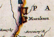 Мурафа на карте Гийома Левассера де Боплана, 17 в. Мурафа на карте Гийома Левассера де Боплана, 17 в.