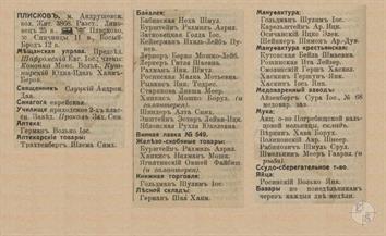 Плисков в справочнике "Весь Юго-Западный край", 1913 Плисков в справочнике "Весь Юго-Западный край", 1913