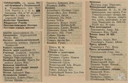 Томашполь в справочнике "Весь Юго-Западный край", 1913 Томашполь в справочнике "Весь Юго-Западный край", 1913