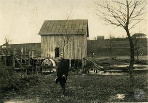 The watermill of Marmudsky, 1935 The watermill of Marmudsky, 1935