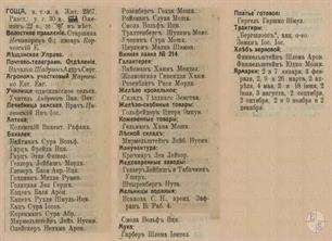 Hoshcha in the 1913 reference book Hoshcha in the 1913 reference book