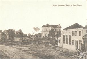 Synagogue (right), Klyashtor and Russian Church. Austrian postcard 1916 Synagogue (right), Klyashtor and Russian Church. Austrian postcard 1916