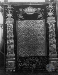 Parokhet in synagogue,1916. Phot. Juliusz Kłos Parokhet in synagogue,1916. Phot. Juliusz Kłos