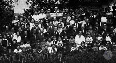 TOZ's summer colony in the Korets castle, 1934 TOZ's summer colony in the Korets castle, 1934
