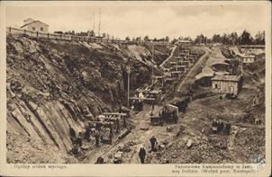 Basalt quarries in Janova Dolyna near Kostopil, 1930s Basalt quarries in Janova Dolyna near Kostopil, 1930s