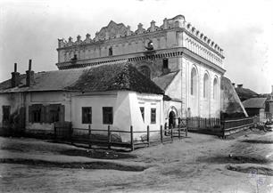 Great synagogue in Luboml, 1925 Great synagogue in Luboml, 1925