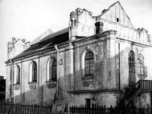 Synagogue in Matseiv, 1930s Synagogue in Matseiv, 1930s