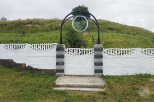 Jewish cemetery in Velyki Mezhyrichi, 2019 Jewish cemetery in Velyki Mezhyrichi, 2019