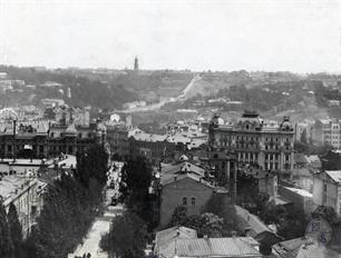 Панорама 1914 г. Дом Льва Бендерского справа Панорама 1914 г. Дом Льва Бендерского справа