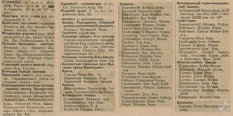 Ставище в справочнике "Весь Юго-Западный край", 1913